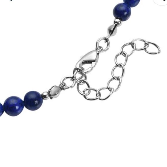 Lapis Lazuli Necklace 18-20 inches - Picture 10 of 15